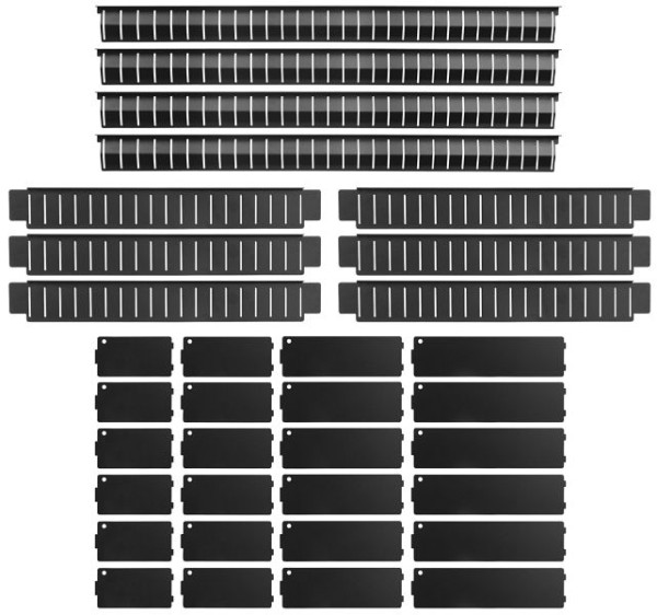 Jeu de séparateurs de tiroirs KS Tools, 34 pièces, 875.9950