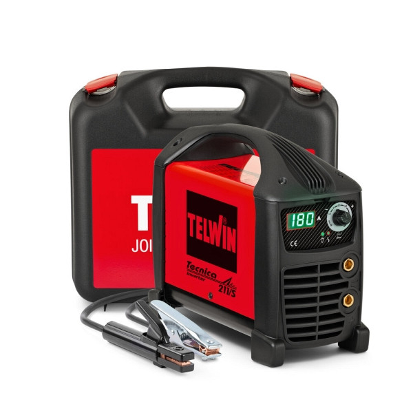 Poste à souder inverseur Telwin MMA TECNICA 211S 230V ACX PLASTIC C.CASE, 816236