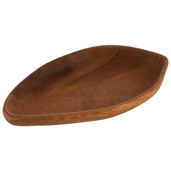 Bol de service APS, 16,5 x 9 x 2 cm, bois d'acacia, huilé, 00790