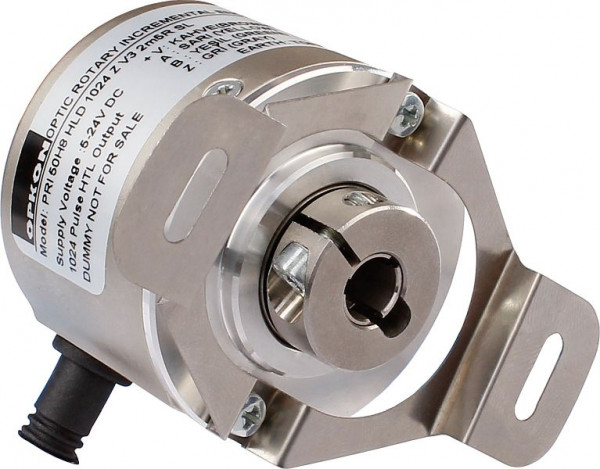 Codeur rotatif incrémental modèle Opkon PRI50H PRI 50H8 HLD 400 Z V3 2M5R SL, boîtier creux 50 mm, résolution 400 ppr, OP4.10.03.01.1185