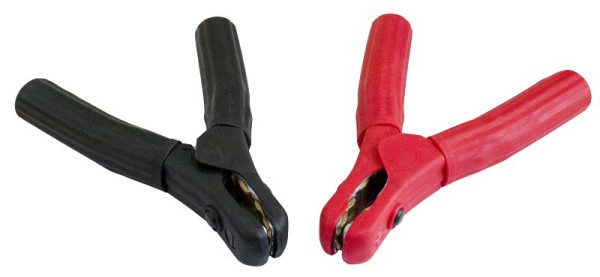 Borne polaire ELMAG (rouge +) entièrement isolée, 600 A, longueur : 165 mm, bande de cuivre/contact en laiton, 55345