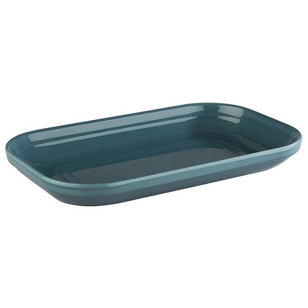 Plateau APS GN 1/4 -EMMA-, 26,5 x 16,2 cm, hauteur : 3 cm, mélamine, turquoise, 85121