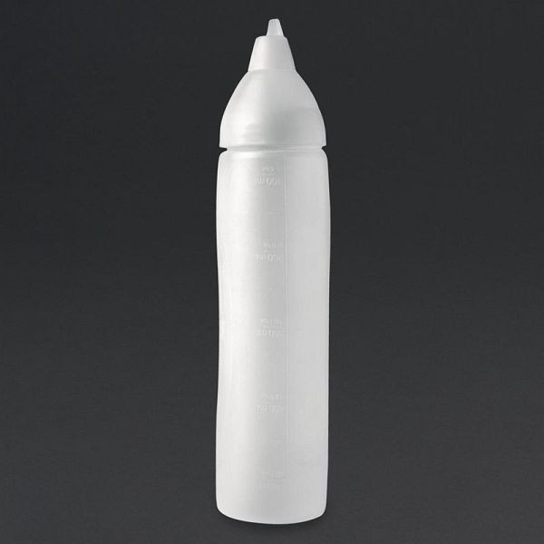 Bouteille de sauce transparente anti-goutte Araven 50cl, CW112