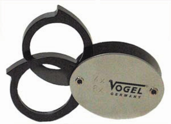 Loupe pliante Vogel Germany, 10x, Ø 20,3 mm, 600153