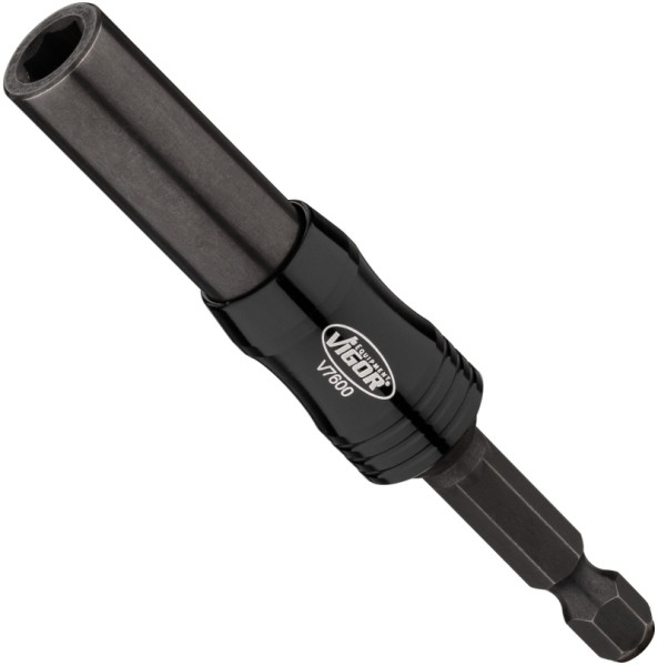 Porte-embouts VIGOR avec articulation, six pans 6,3 (1/4"), six pans 6,3 (1/4"), 88 mm, V7600