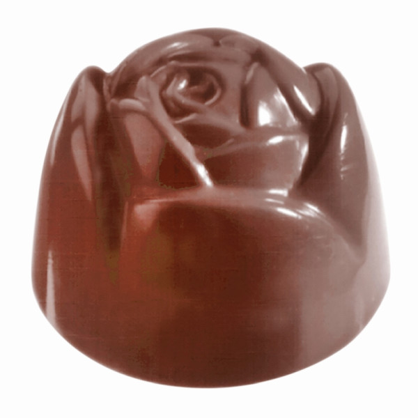 Moule à chocolat Schneider rose praliné, Ø28x20 mm -275x135 mm, 421058