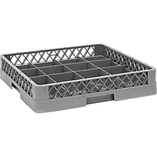 panier de lavage gel-o-mat pour verres + tasses avec 16 compartiments, 500x500x104 mm, 3043.SK16