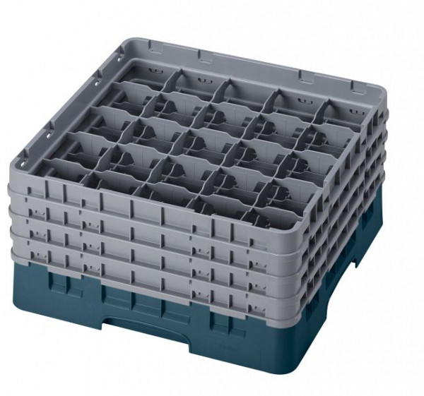 Panier de lavage Cambro 25 compartiments Camrack® 21,5 cm turquoise, lot de 2, 25S800414