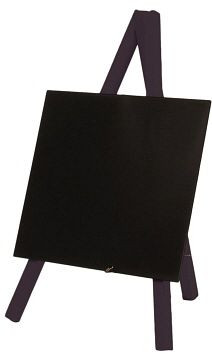 Chevalet de table Contacto, noir, lot de 3, 7689/245