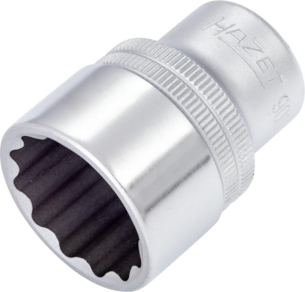 Douille Hazet, Bi-Hex, Carré creux 12,5 mm (1/2"), Profil de traction double hexagonal extérieur, 31/32", 900AZ-31/32