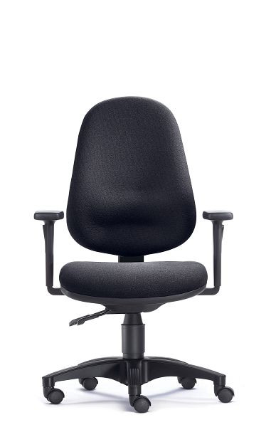 SITWELL LADY RELAX, noir, chaise de bureau sans accoudoirs, RE-67.100-M-80-109-00-44-10