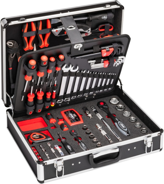 Mallette à outils VIGOR, universelle, profil à fente, profil TORX inviolable, nombre d'outils : 143, V2542