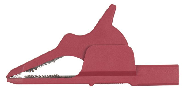 KS Tools Prise d'entrée 4,0 mm sur pince crocodile étroite, rouge, 150.1678