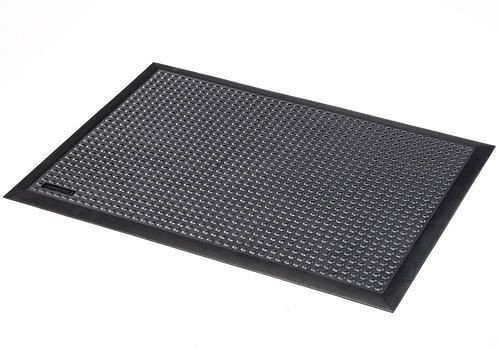 Tapis antifatigue DENIOS SB 6.9, caoutchouc naturel, noir, 60 x 90 cm, 247-747