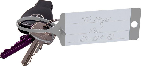 Porte-clés Eichner, gris clair, UE : 100 pièces, 9208-00648-B