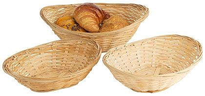 Panier en bambou Contacto 16x12x6cm, ovale, 4885/160