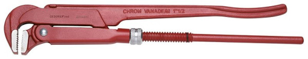 Clé à tube rouge GEDORE 90° modèle suédois pour D. 3 pouces 635mm, 3301160