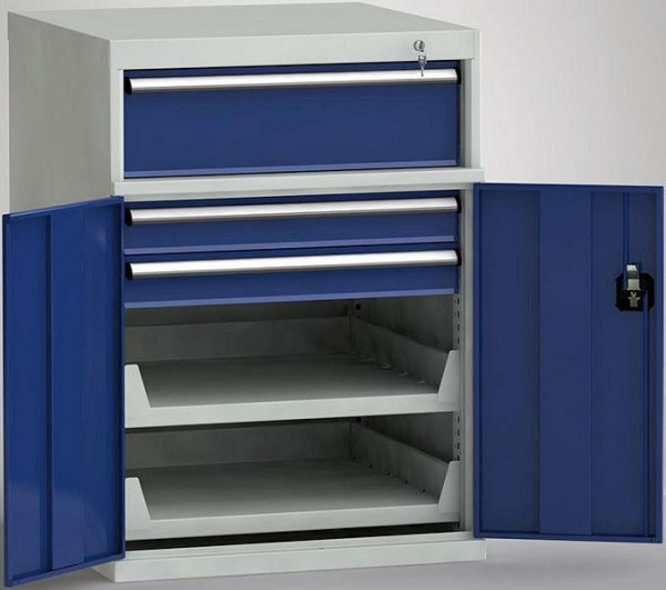 Armoire côté machine KLW 1000/1019 x 725 x 772 mm H x L x P, dimensions d'installation : 825 mm, division : 36x36 unités, MGC1000-05EP-TD-014