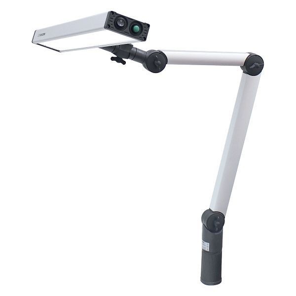 LED2WORK Arbeitsplatzleuchte UNILED II Gelenkarm, 400x250mm, 4000-4500K, Tischklemme, 19W, 110-240V AC, 120910-01