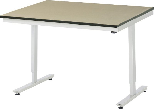 Table de travail RAU série adlatus 150 (réglable électriquement en hauteur), plan de travail en MDF, 1250x720-1120x1000 mm, 08-AT-125-100-F