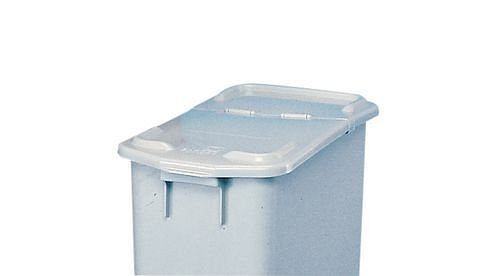 Couvercle DENIOS pour conteneurs de recyclage en polypropylène (PP) d'un volume de 60 litres, 115-988
