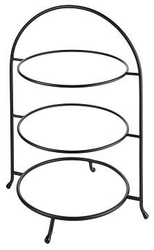 Support à assiettes Contacto, noir pour assiettes 27-30 cm, 11", 3247/303