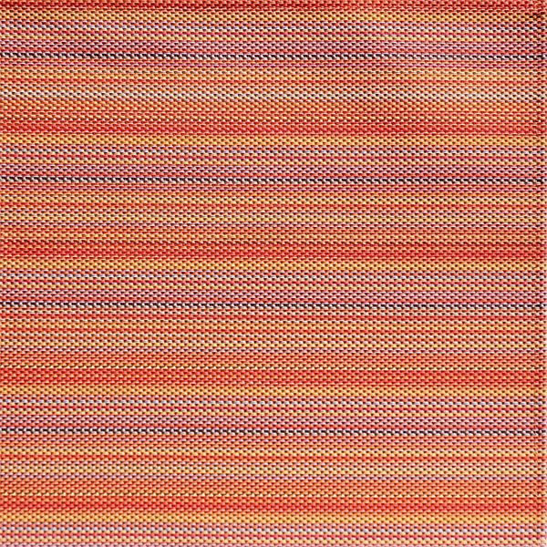 Set de table APS, 45 x 33 cm, PVC, ruban fin, coloris : LINES orange, jaune, lot de 6, 60511