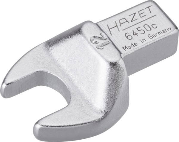 Clé à fourche insérable Hazet, carré insérable 9 x 12 mm, profil hexagonal extérieur, 12 mm, 6450C-12