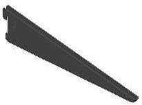 Système d'éléments U-BEAM, EL32, 1 pièce, VRAC, 220 mm, NOIR MAT, UE: 10 pièces, 10202-00082