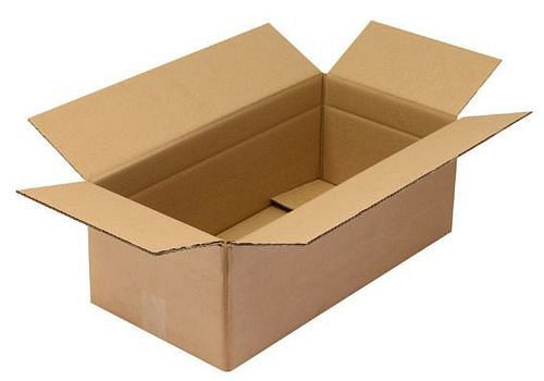 Boîte pliante en carton ondulé TransPak à 2 parois, dimensions intérieures 580 x 285 x 200 mm, qualité 2.30BC, paquet : 10 pièces, 299371