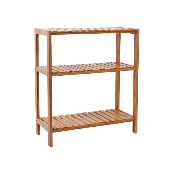 SONGMICS Étagère de Salle de Bain en Bambou à 3 Niveaux Couleur Bambou BCB33Y
