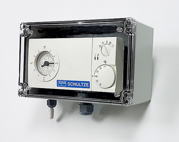 Schultze Easy 1-ECO, thermostat à horloge électronique pour pièces humides - indice de protection IP67, 1-ECO
