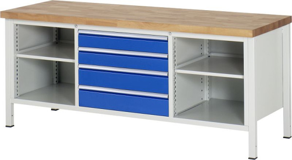 Etabli RAU série 8000 - modèle 8751, L2000 x P700 x H840-1040 mm, 13-8751A2-207B4H.11