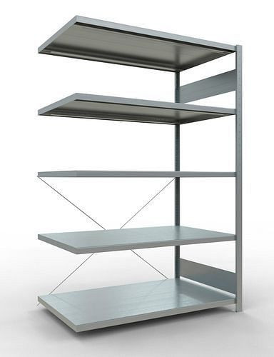 Rayonnage à étagères Schulte, panneau supplémentaire, 5 niveaux de rangement, traverse, charge du compartiment 250 kg, 1306 x 836 x 2000 mm, 278774
