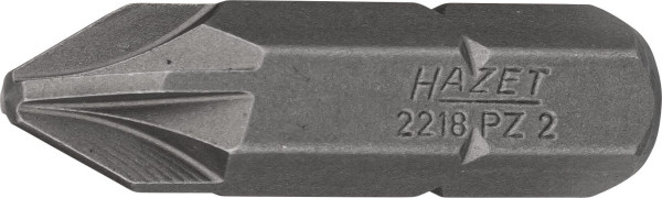 Embout Hazet, 6 pans plein 8 (5/16 pouce), profil Pozidriv PZ, PZ2, 2218-PZ2