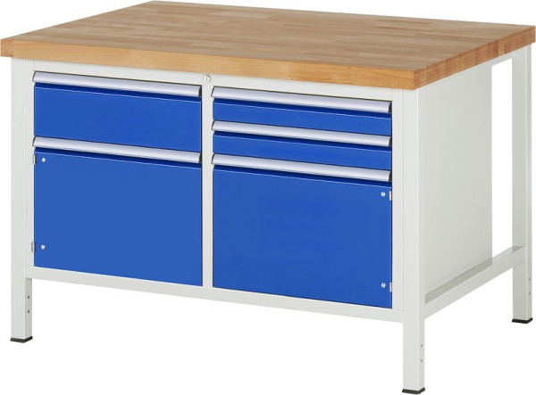 Etabli RAU série 8000 - modèle 8467, L1250 x P900 x H840-1040 mm, 13-8467A2-129B4H.11