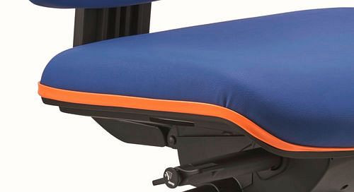 Rembourrage et protection des bords Dauphin orange pour chaises de travail ESD, 267226