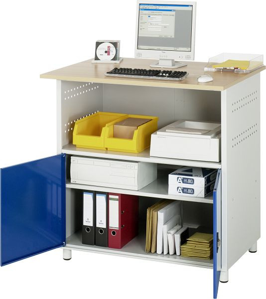 Table d'ordinateur RAU - modèle 1022, L1100 x P800 x H1100 mm, 07-1022S.11