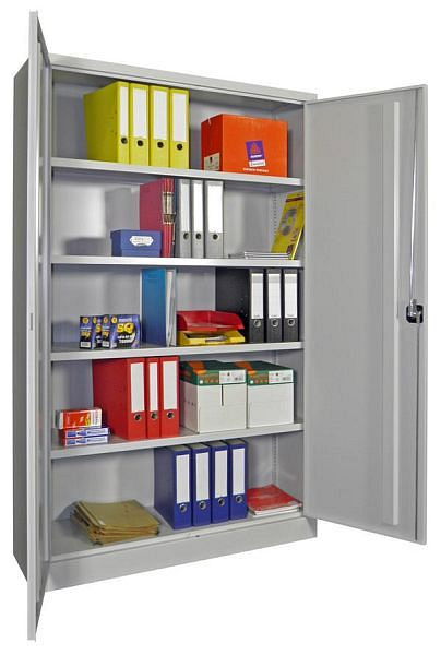Armoire à portes battantes PAVOY avec portes pleines en tôle, 31310-120-600