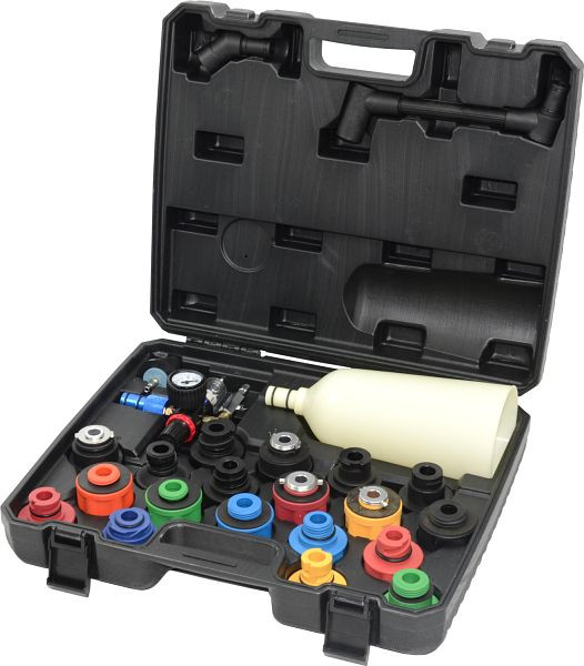 KS Tools MASTER jeu d'entonnoirs de remplissage d'huile avec bras angulaire rotatif, 24 pièces, 150.9130