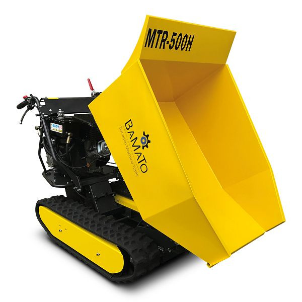 Mini dumper sur chenilles BAMATO MTR-500H avec système hydraulique basculant, MTR-500H