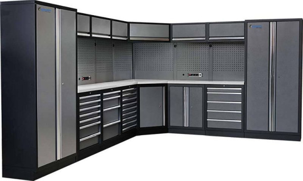 Kunzer module d'atelier 5 avec plan de travail en acier inoxydable, WESS5