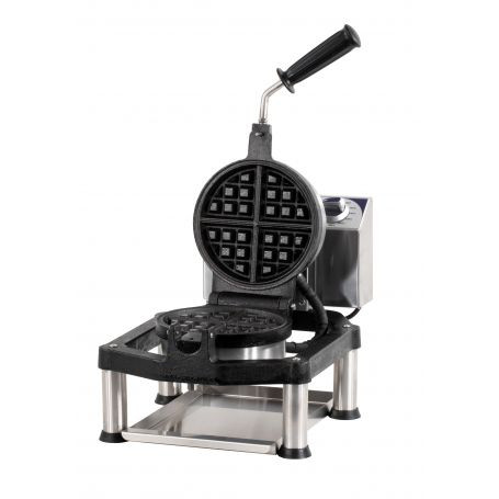 Gaufrier Casselin, pivotant, 180°, rond, CG180RS