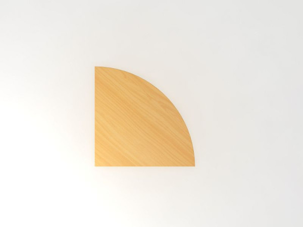 Hammerbacher angle de liaison quart de cercle 80cm hêtre, quart de cercle, VHE91/6