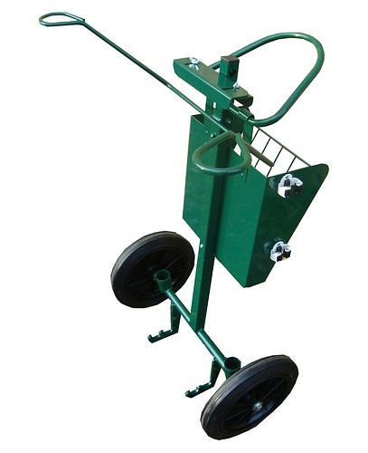 Chariot de nettoyage DENIOS pour poubelles, hauteur réglable de 885 à 1135 mm, 265-593