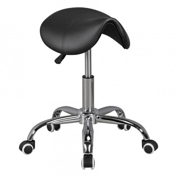 Tabouret selle Amstyle Curve noir réglable en hauteur, SPM1.973