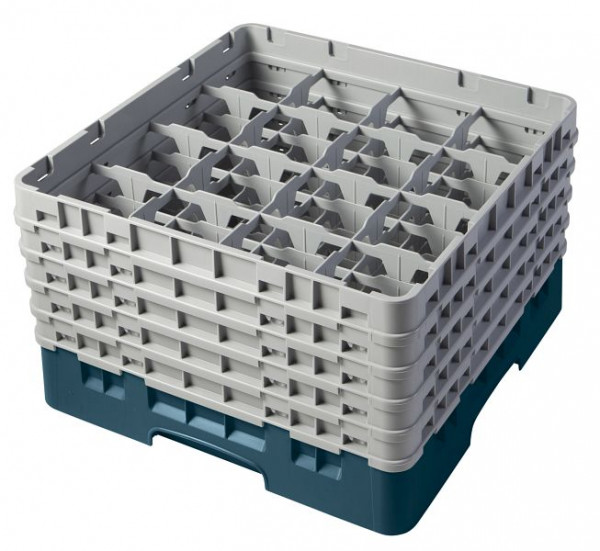 Panier de lavage Cambro 16 compartiments Camrack® hauteur: 25 cm turquoise, SU: 2 pièces, 16S958414