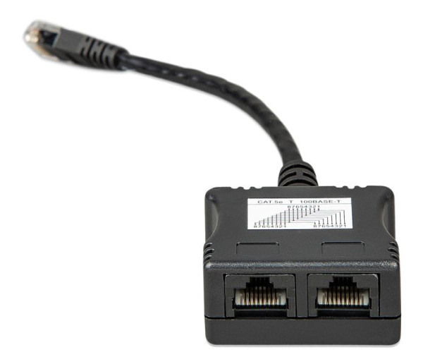 Répartiteur RJ45 Victron Energy, 1 prise RJ45/câble de 15 cm/2 prises RJ45, 8-67-021900, ASS030065510