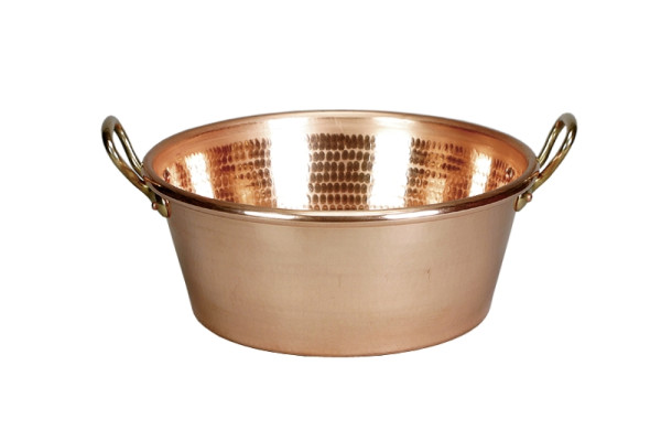Bol contour en cuivre Schneider, avec poignées, 400 mm, 15,0 litres, 170121