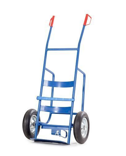 Camion fût DENIOS FKZ, peint, pneumatiques, pour fûts 60/200 litres, 164-370